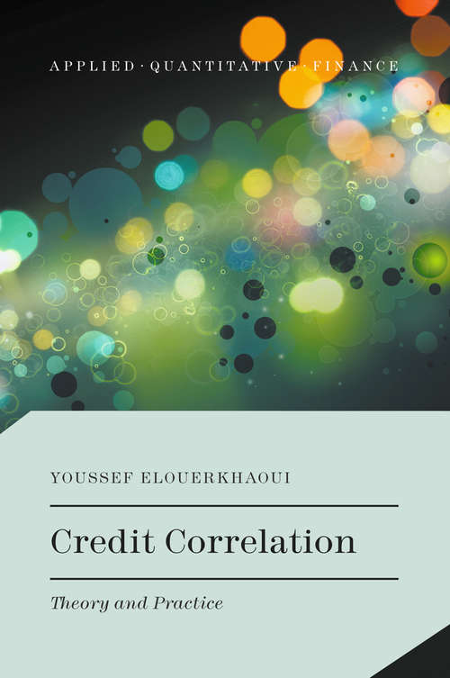 Book cover of Credit Correlation: Theory and Practice (PDF)