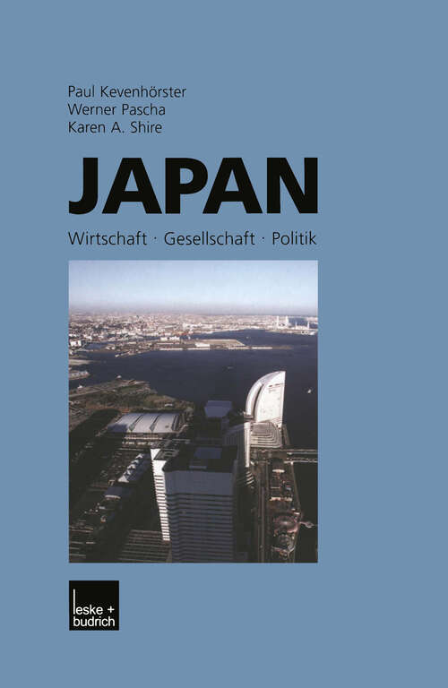 Book cover of Japan: Wirtschaft - Gesellschaft - Politik (2003)