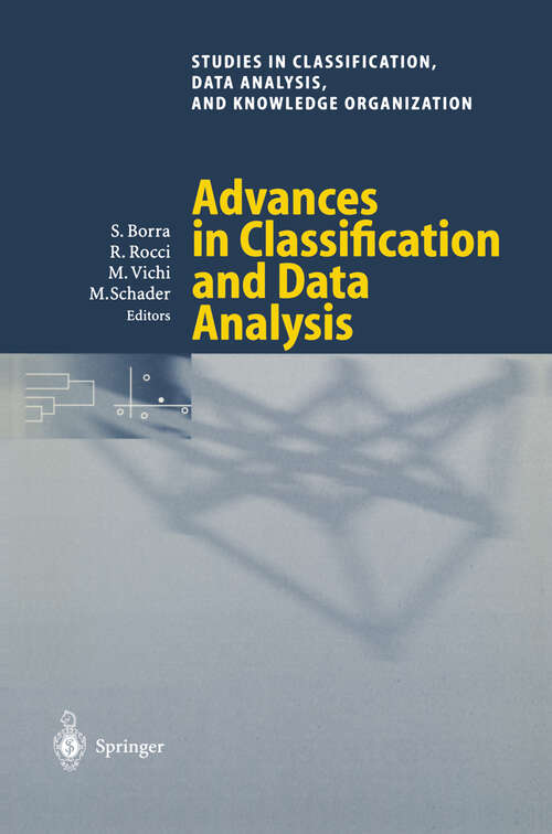 Book cover of Advances in Classification and Data Analysis (2001) (Studies in Classification, Data Analysis, and Knowledge Organization)