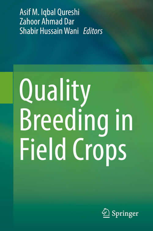 Book cover of Quality Breeding in Field Crops (1st ed. 2019)
