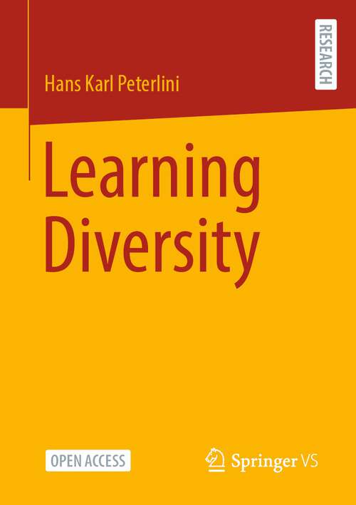 Book cover of Learning Diversity (1st ed. 2023)