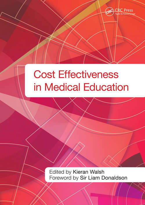 Book cover of Cost Effectiveness in Medical Education