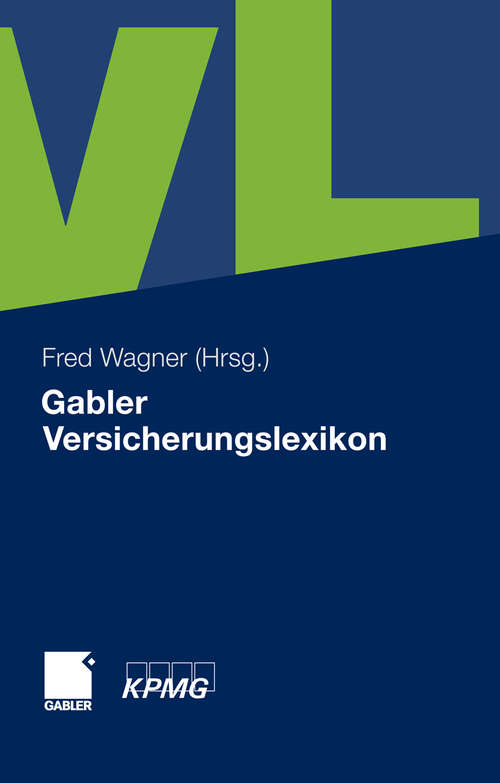 Book cover of Gabler Versicherungslexikon (2011)