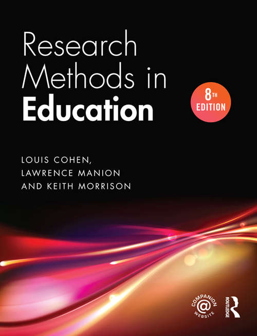 Book cover of Research Methods in Education (8)