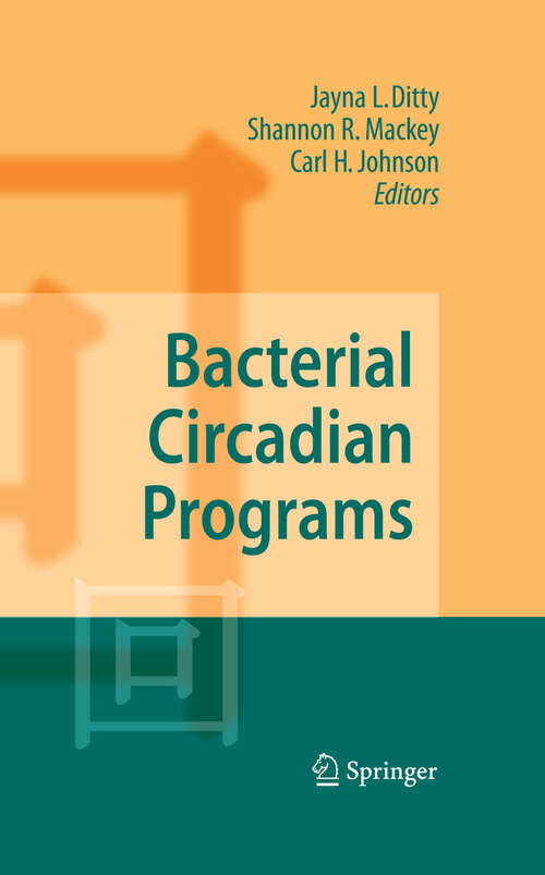 Book cover of Bacterial Circadian Programs (2009)