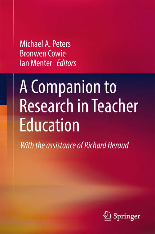 Book cover of A Companion to Research in Teacher Education