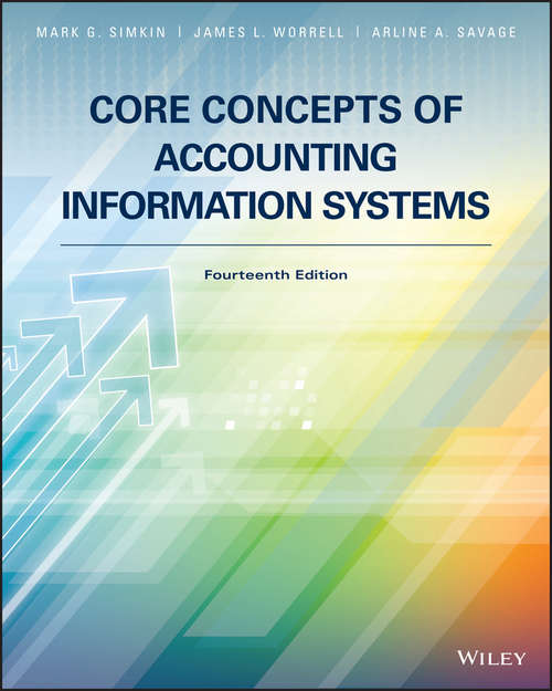 Book cover of Core Concepts of Accounting Information Systems