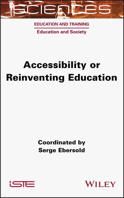 Book cover of Accessibility or Reinventing Education