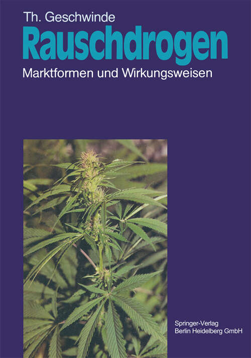 Book cover of Rauschdrogen: Marktformen und Wirkungsweisen (1985)