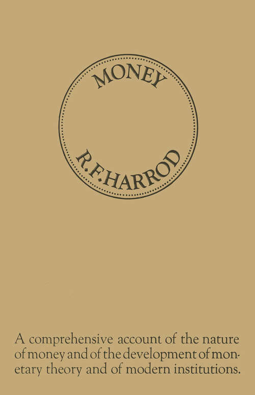 Book cover of Money (1st ed. 1969)