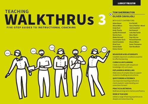 Book cover of Teaching WalkThrus 3: Five-step guides to instructional coaching (Teaching WalkThrus)