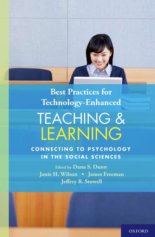 Book cover of Best Practices for Technology-Enhanced Teaching and Learning: Connecting to Psychology and the Social Sciences