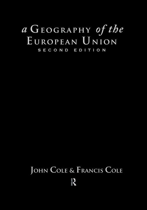 Book cover of A Geography of the European Union