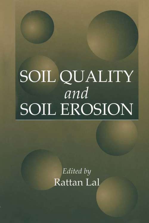 Book cover of Soil Quality and Soil Erosion