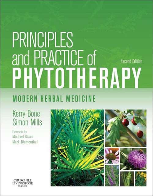 Book cover of Principles and Practice of Phytotherapy: Modern Herbal Medicine (2)