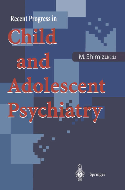 Book cover of Recent Progress in Child and Adolescent Psychiatry (1996)