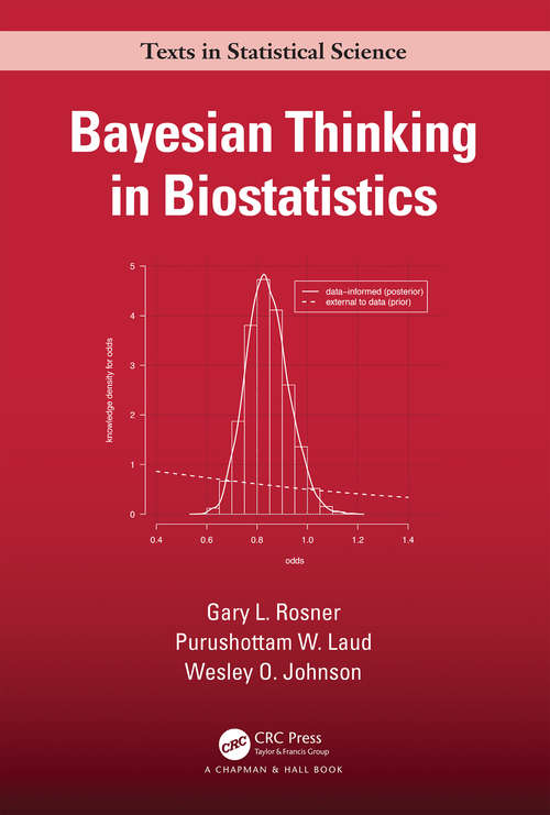 Book cover of Bayesian Thinking in Biostatistics (Chapman & Hall/CRC Texts in Statistical Science)