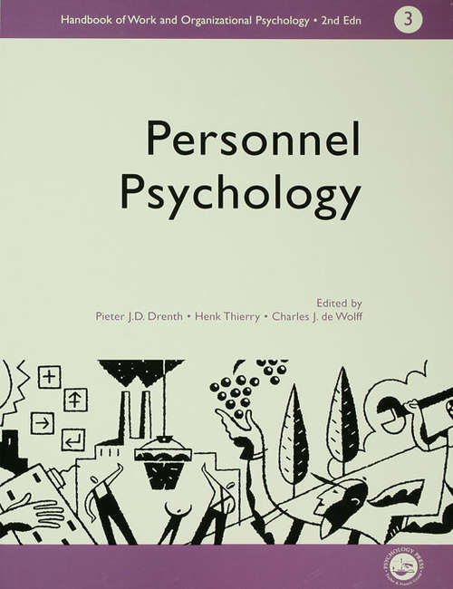 Book cover of A Handbook of Work and Organizational Psychology: Volume 3: Personnel Psychology