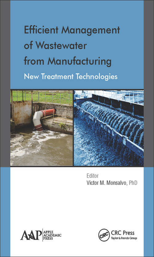 Book cover of Efficient Management of Wastewater from Manufacturing: New Treatment Technologies