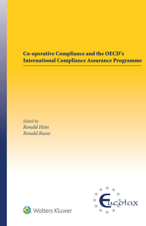 Book cover of Co-operative Compliance and the OECD’s International Compliance Assurance Programme