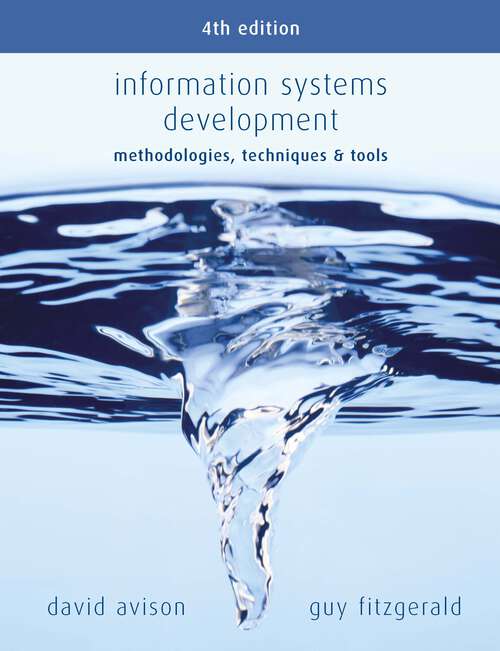 Book cover of EBOOK INFORMATION SYSTEMS DEVELOPMENT (UK Higher Education  Computing Computer Science)