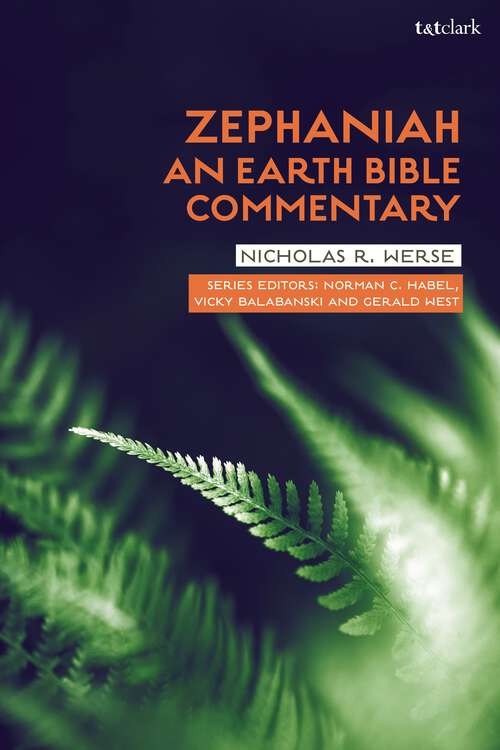 Book cover of Zephaniah: An Earth Bible Commentary (Earth Bible Commentary)