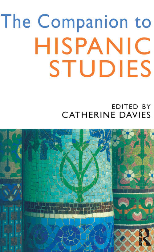 Book cover of The Companion to Hispanic Studies