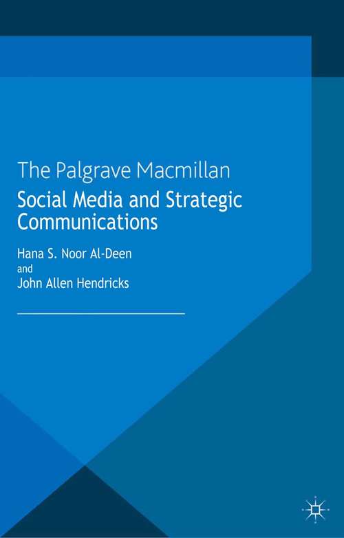 Book cover of Social Media and Strategic Communications (2013)