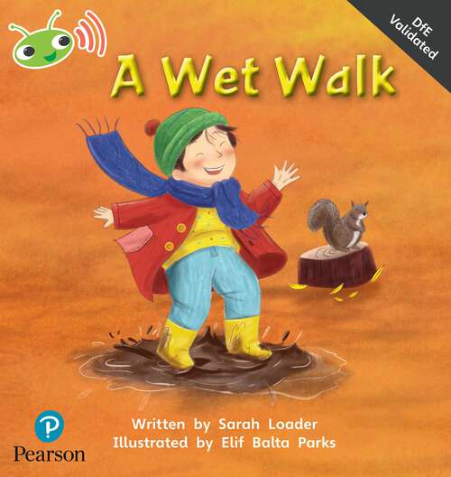 Book cover of Bug Club Phonics Fiction Early Years and Reception Phase 1 A Wet Walk: (pdf) (Phonics Bug)