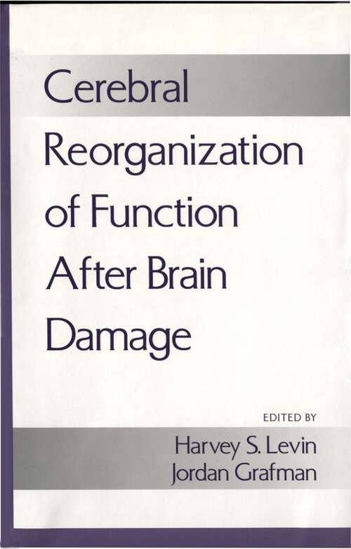 Book cover of Cerebral Reorganization of Function after Brain Damage