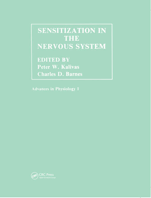 Book cover of Sensitization in the Nervous System