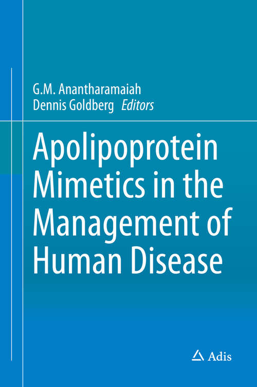 Book cover of Apolipoprotein Mimetics in the Management of Human Disease (2015)