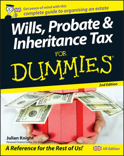 Book cover of Wills, Probate, and Inheritance Tax For Dummies (2)