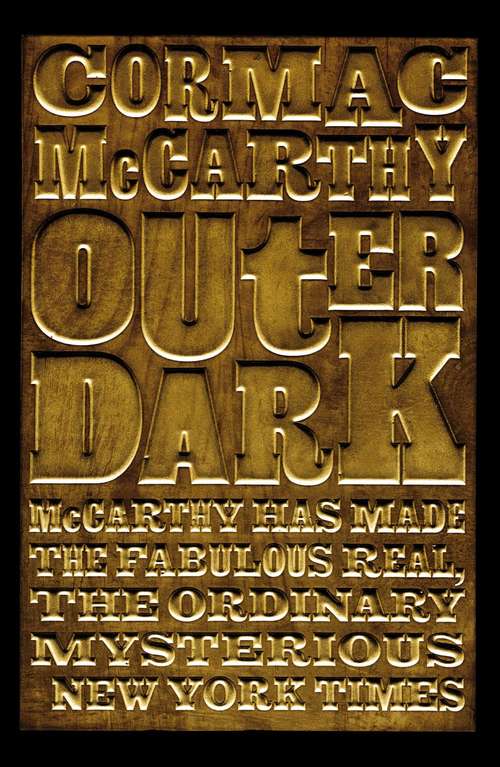 Book cover of Outer Dark (2) (Picador Collection)