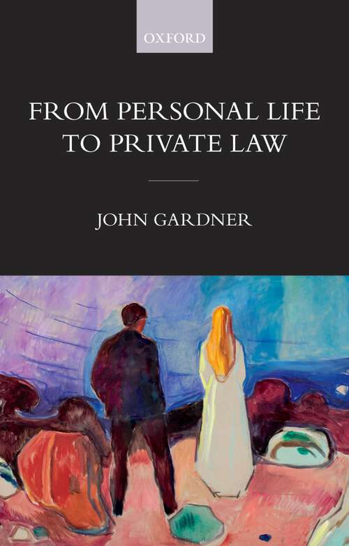 Book cover of From Personal Life to Private Law