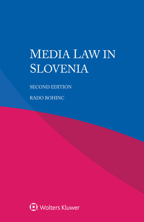 Book cover of Media Law in Slovenia (2)