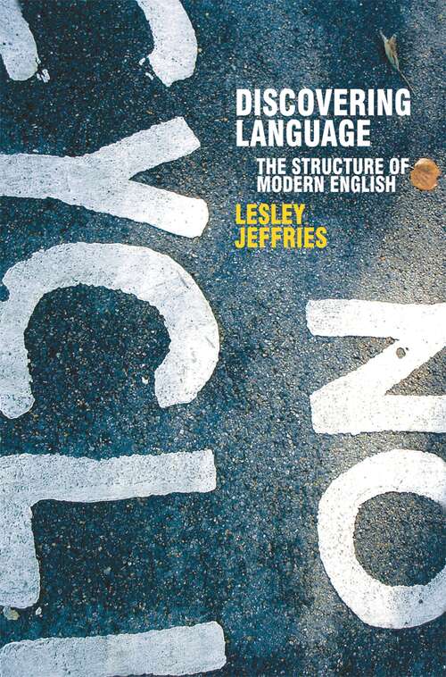 Book cover of Discovering Language: The Structure of Modern English (Perspectives on the English Language)