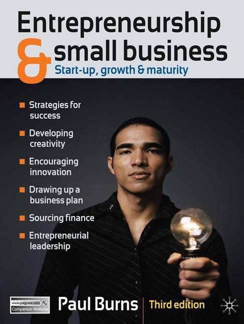 Book cover of Entrepreneurship and Small Business: Start-up, Growth and Maturity (PDF)