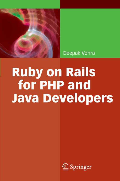 Book cover of Ruby on Rails for PHP and Java Developers (2007)