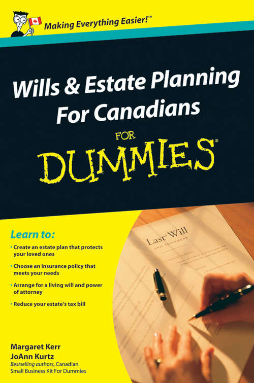 Book cover of Wills and Estate Planning For Canadians For Dummies (2)