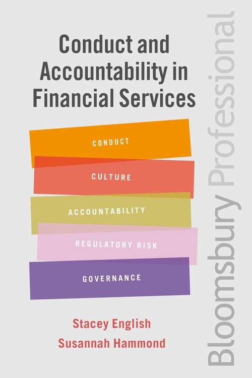 Book cover of Conduct and Accountability in Financial Services: A Practical Guide