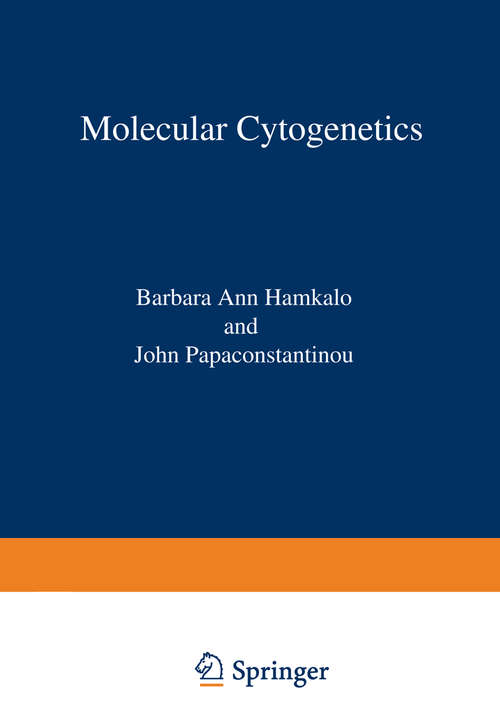 Book cover of Molecular Cytogenetics (1973)