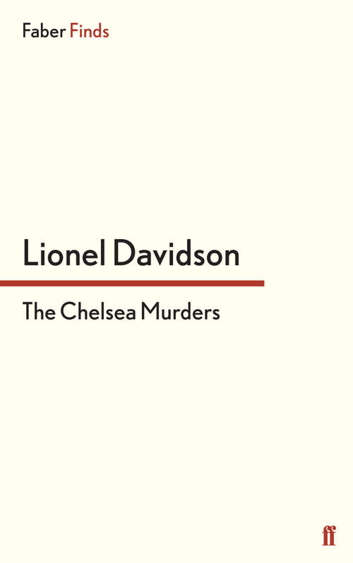 Book cover of The Chelsea Murders (Main)