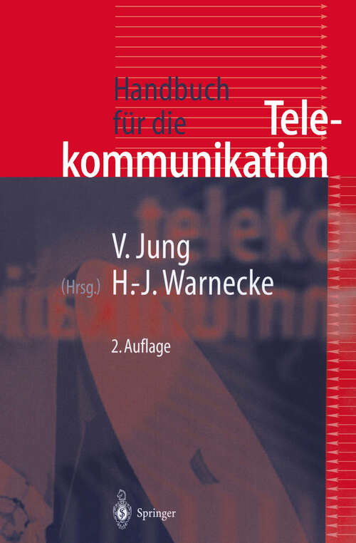 Book cover of Handbuch für die Telekommunikation (2. Aufl. 2002)