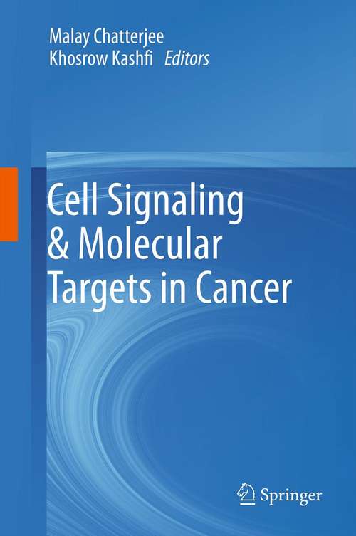 Book cover of Cell Signaling & Molecular Targets in Cancer (2012)