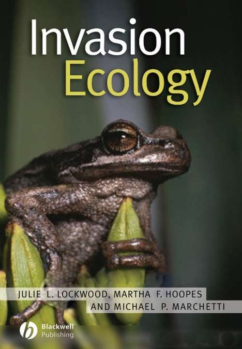 Book cover of Invasion Ecology