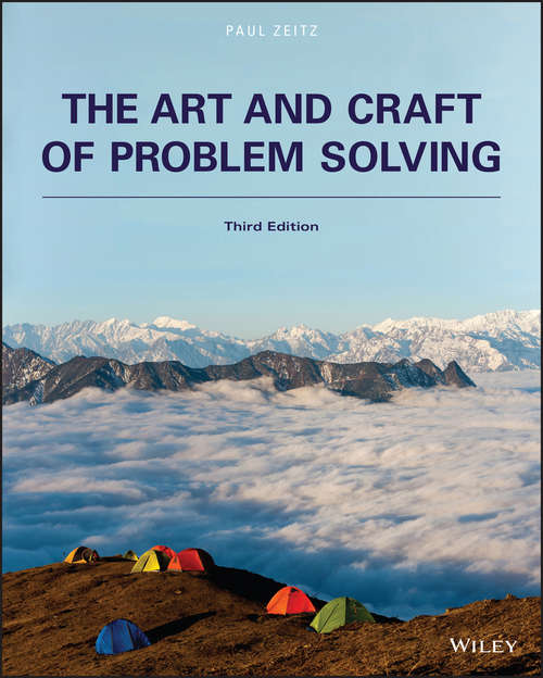 Book cover of The Art and Craft of Problem Solving