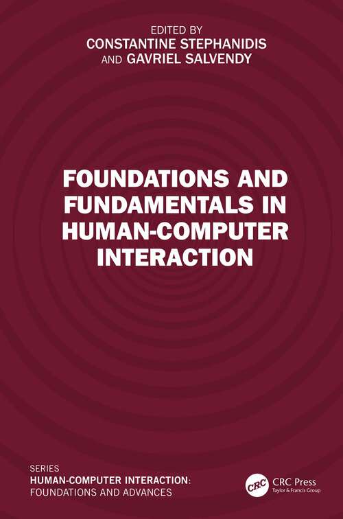 Book cover of Foundations and Fundamentals in Human-Computer Interaction