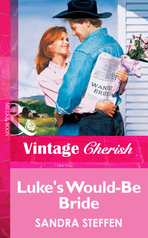 Book cover of Luke's Would-Be Bride (ePub First edition) (Bachelor Gulch Ser. #1)