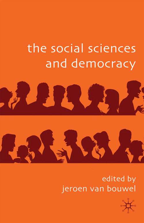 Book cover of The Social Sciences and Democracy (2009)